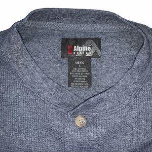Alpine design men's henley long sleeve shirt Clearance